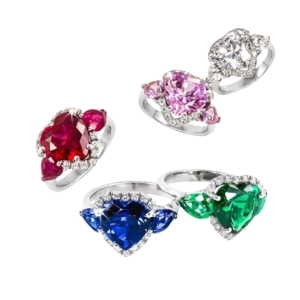 Anello cuore in argento 925