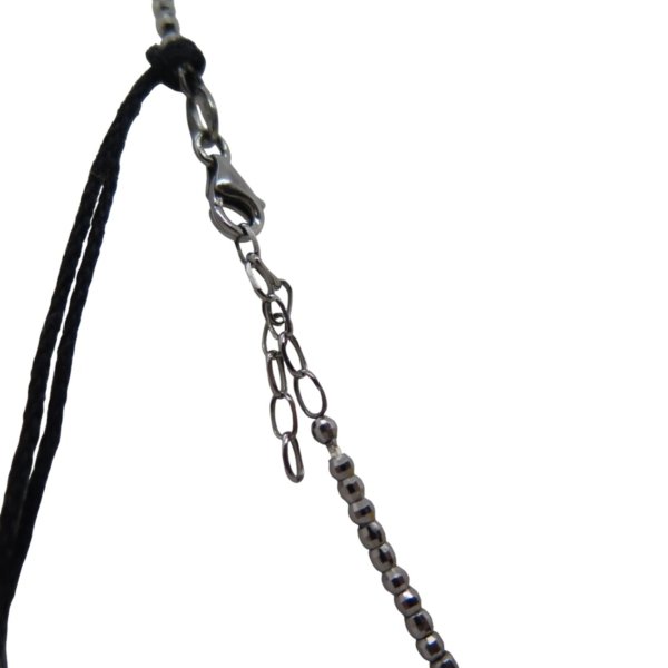 Collana uomo ematite Venerio argento 925 brunito