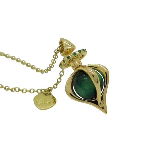 Collana Marrakech agata verde dorato