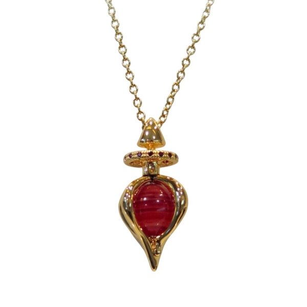 Collana Marrakech giada rossa