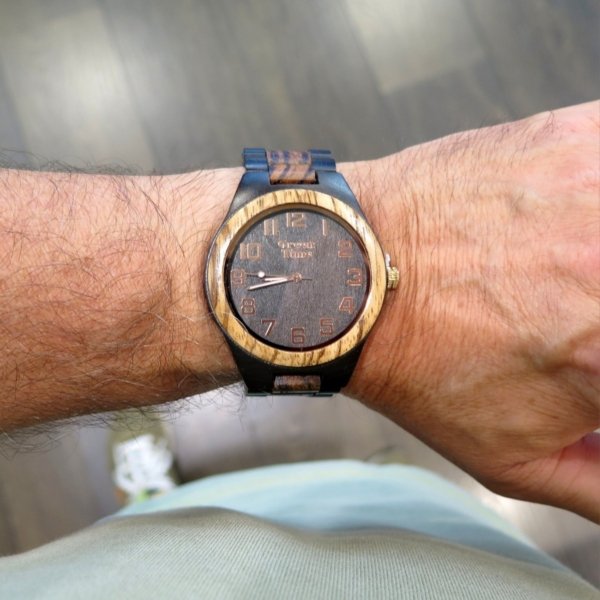 Orologio uomo in legno Green Time