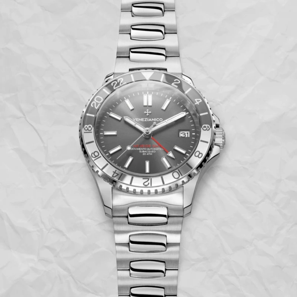 Venezianico Nereide gmt grigio 3521501C - immagine 3