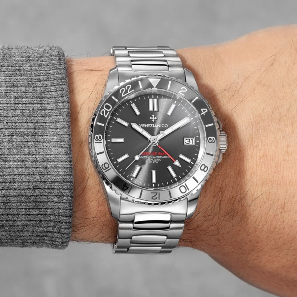 Venezianico Nereide gmt grigio 3521501C - immagine 2