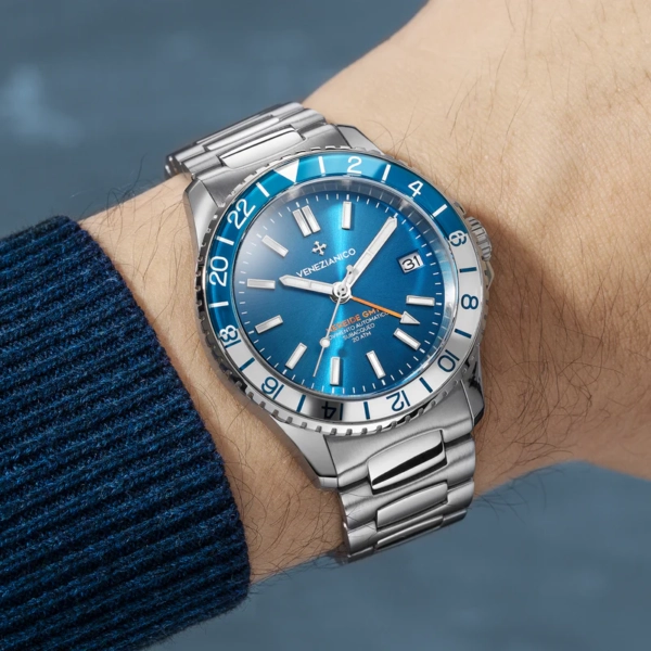 Venezianico Nereide gmt azzurro 3521502C - immagine 4