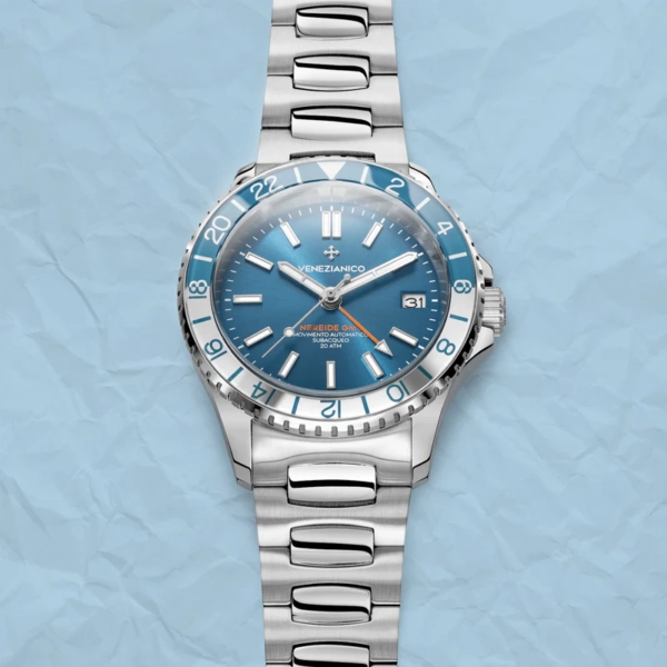 Venezianico Nereide gmt azzurro 3521502C - immagine 2