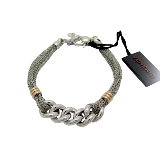 Bracciale donna groumette argento 925
