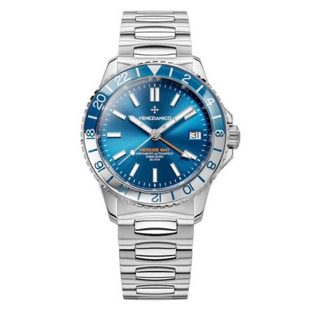 Venezianico Nereide gmt 39 azzurro 3521502C