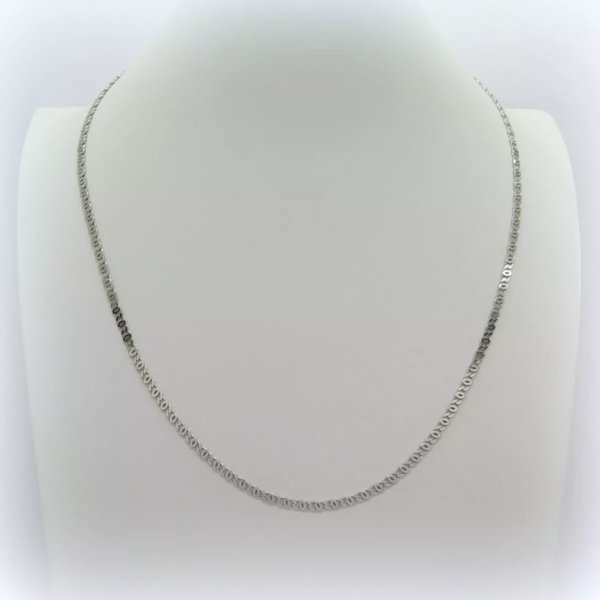 Collana uomo in argento 60 cm occhio di pernice