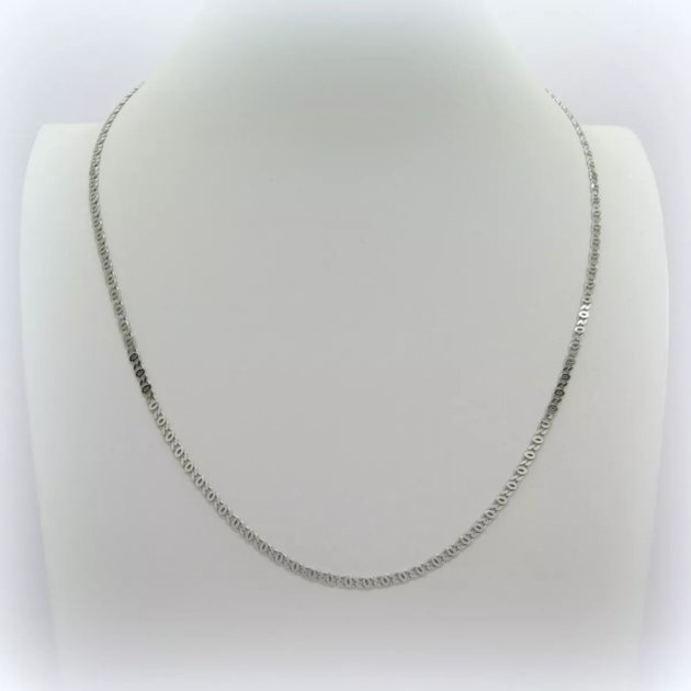Collana uomo in argento 60 cm occhio di pernice