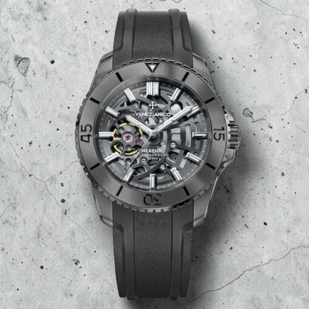 Venezianico Ultraleggero nereide Black Gunmetal Automatico 42 mm – 3921509