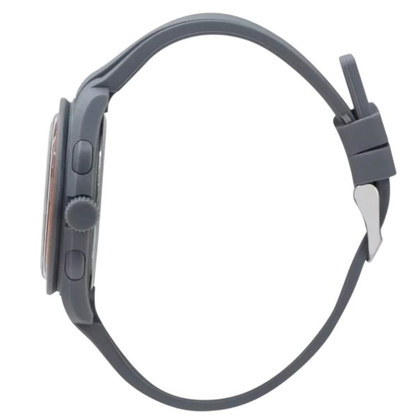 Orologio crono cinturino grigio in gomma Zzero ZZ9001M