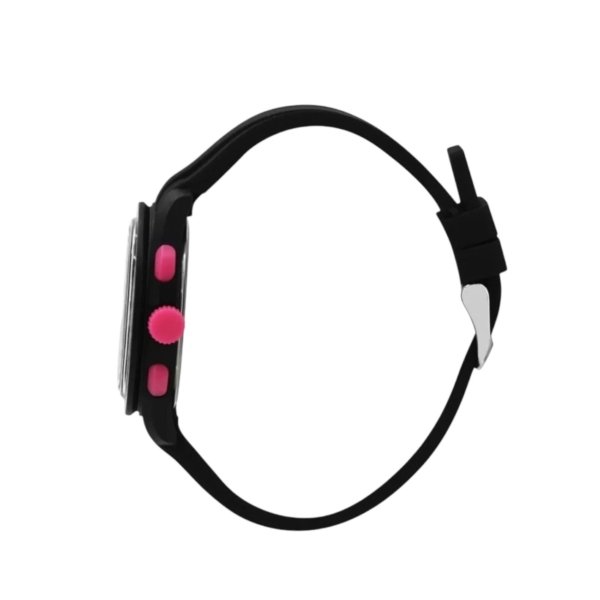 Orologio crono nero cinturino in gomma Zzero ZZ9001A2
