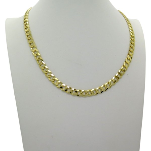 Collana groumette 50 cm in argento 925 placcato