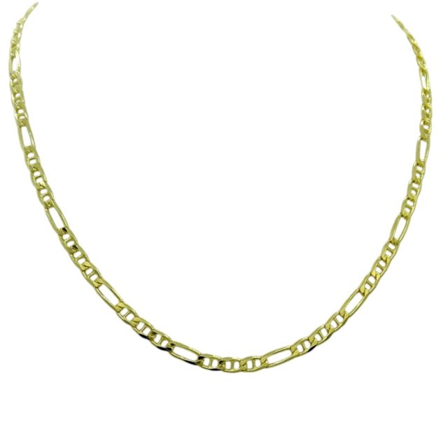 Collana uomo marina in argento 925 dorata