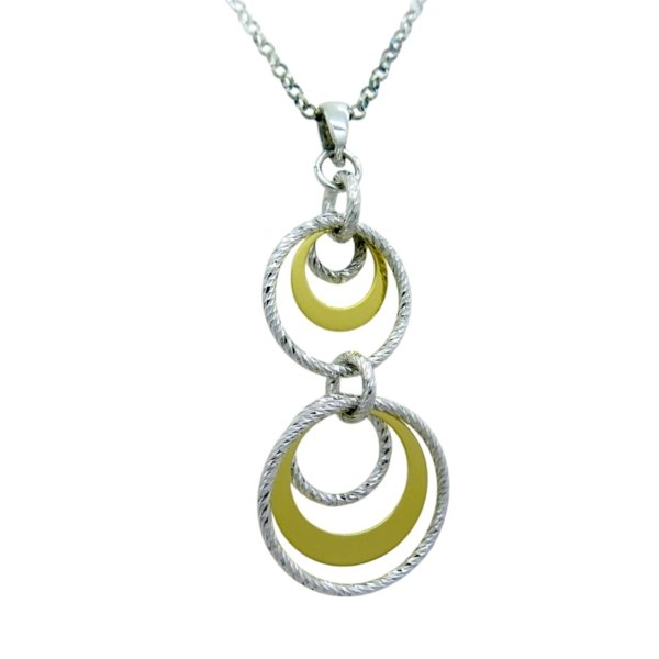 Collana Fraboso argento parzialmente placcata oro giallo