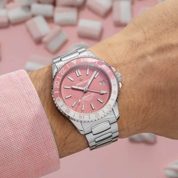 Venezianico nereide gmt 39 rosa - 3521506C
