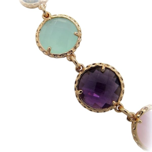 Collana Sovrani cristalli multicolor arcobaleno