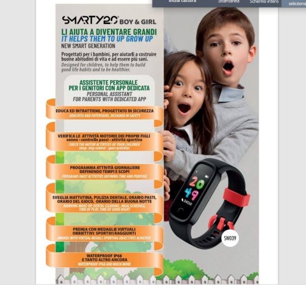 Orologio digitale smartwatch bambini.