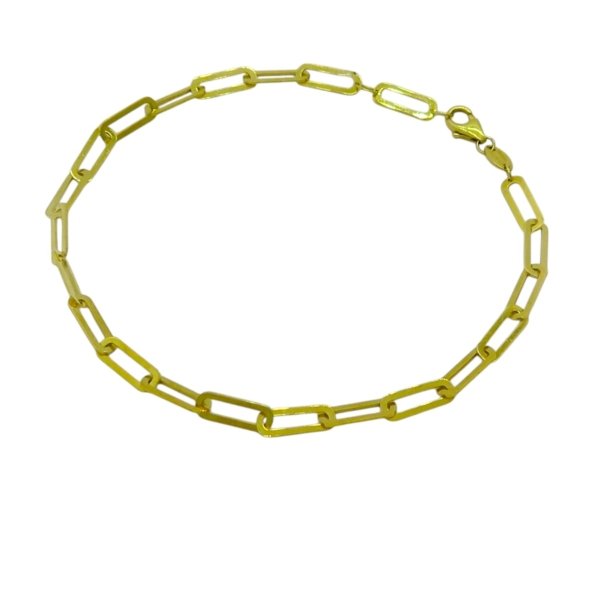 Bracciale catena moda in oro giallo 18 ct