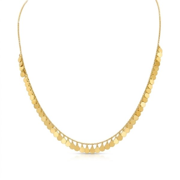 Collana gitana in oro giallo 18 ct