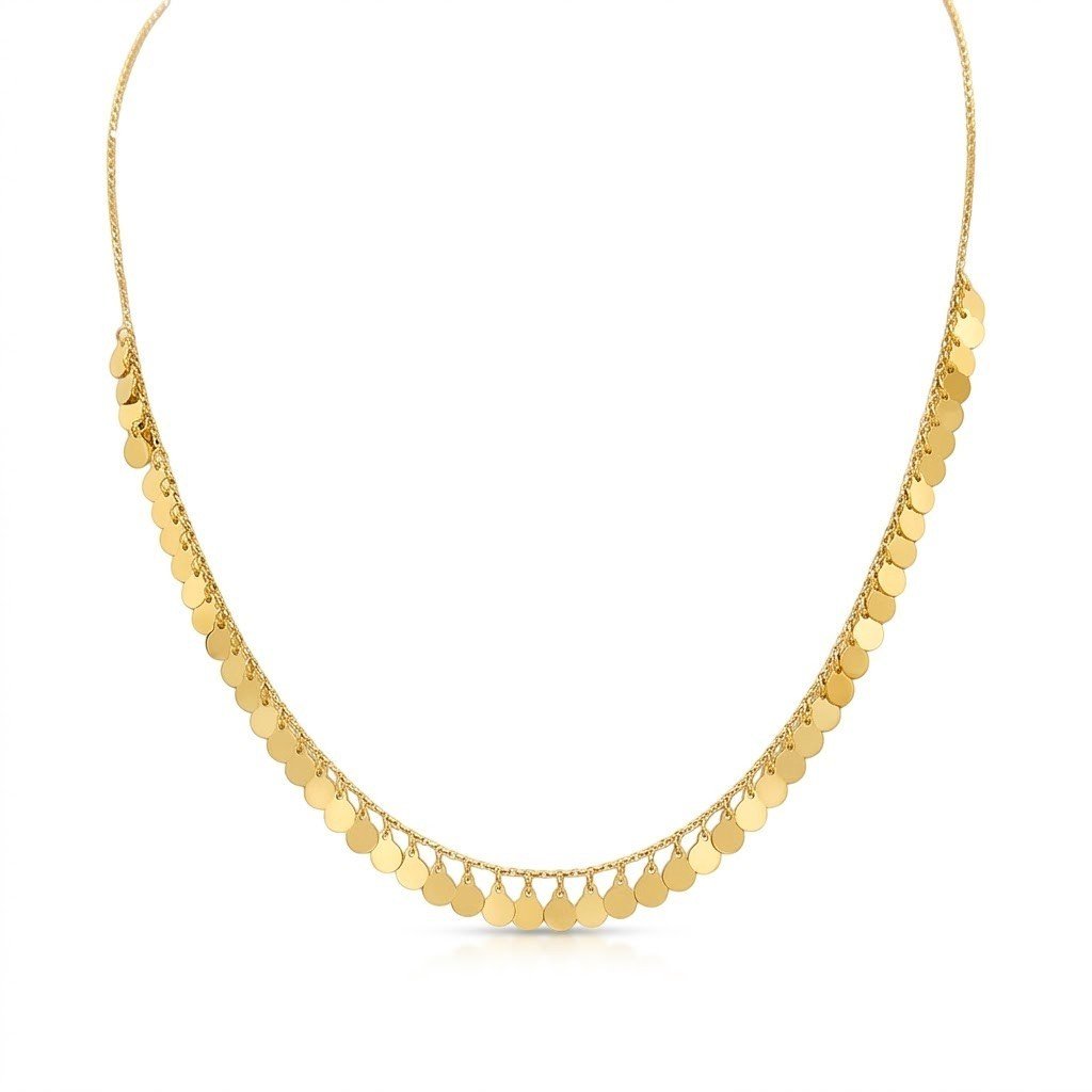 Collana gitana in oro giallo 18 ct