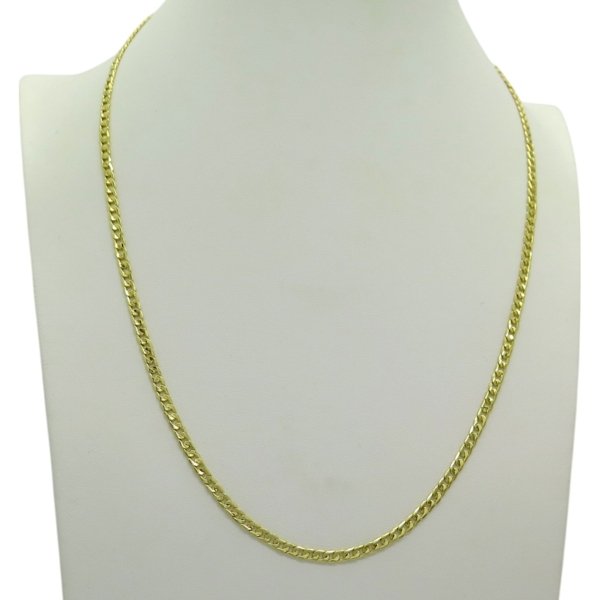 Collana groumetta uomo in oro giallo 18 ct