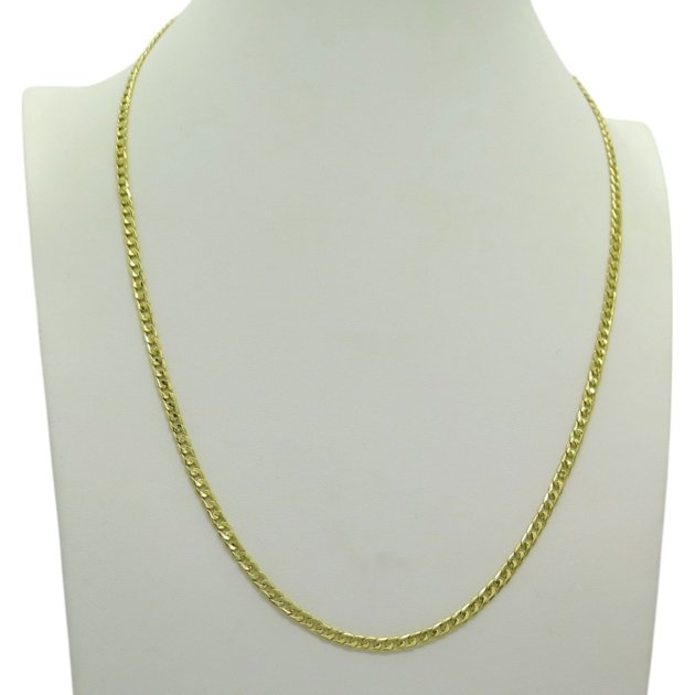 Collana groumetta uomo in oro giallo 18 ct