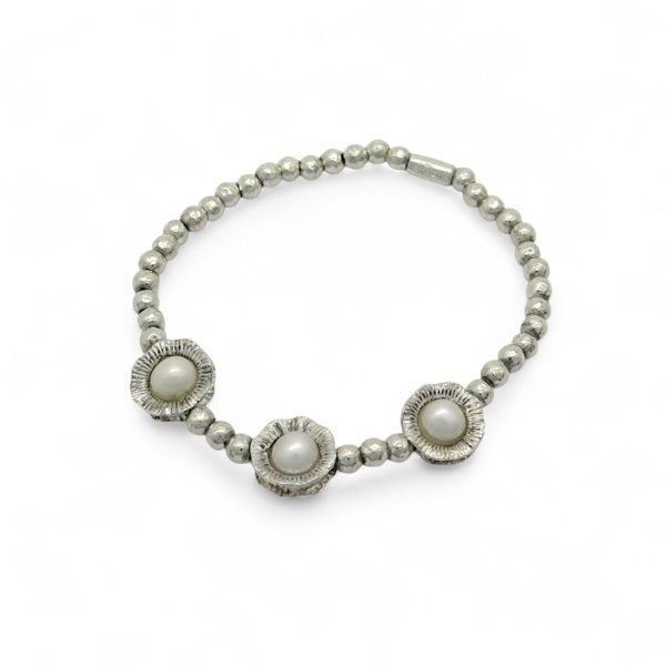 Bracciale elastico perle Athena Gioielli