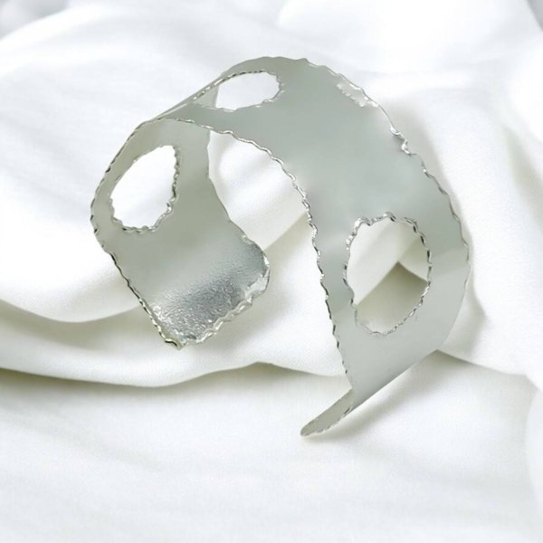 Bracciale rigido in argento 925 Athena Gioielli al naturale