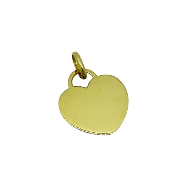 Ciondolo cuore cuoricino in oro giallo 18 ct