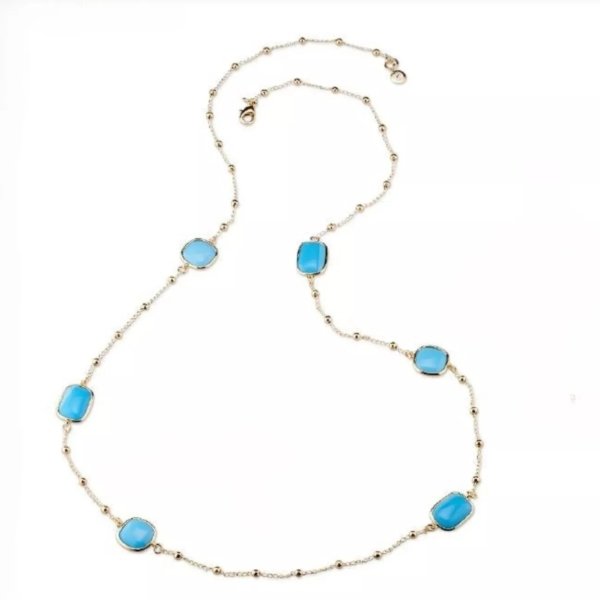 Collana lunga turchese Sovrani Bijoux