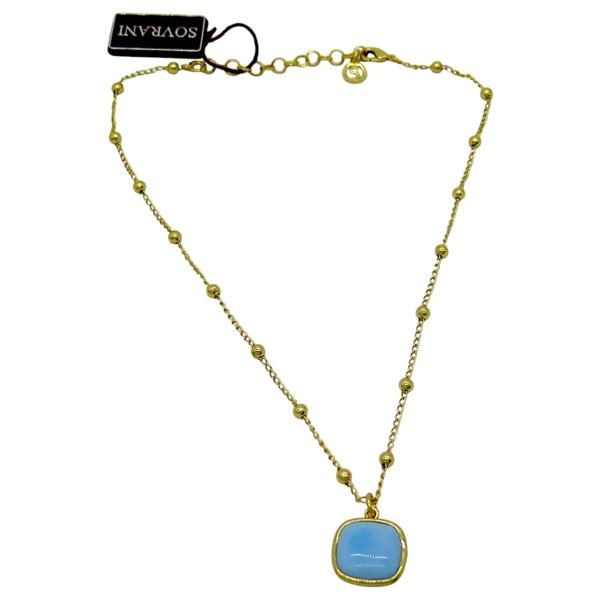 Collana Sovrani Turchese placcata oro