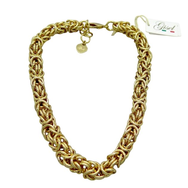 Collana bizantina placcata oro giallo