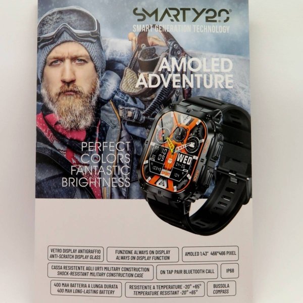 orologio Smartwatch schermo amoled adventure