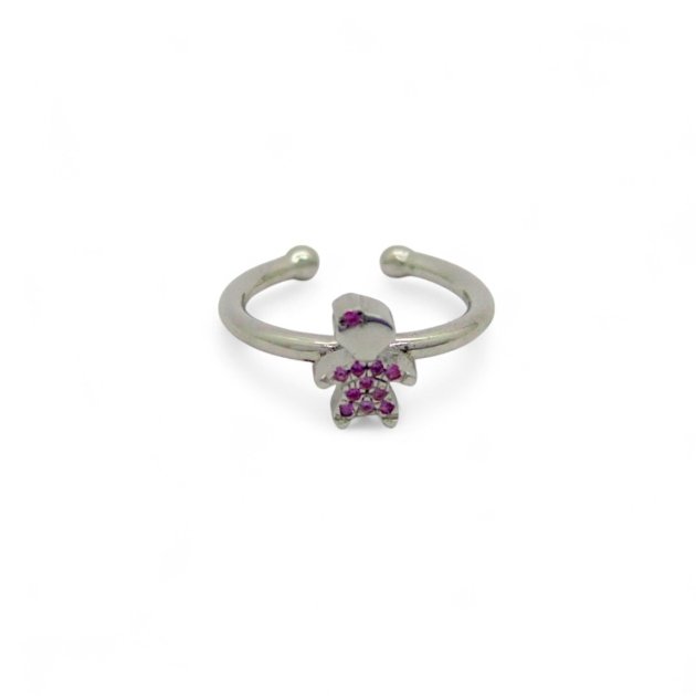 Anello bimba misura regolabile in argento 925