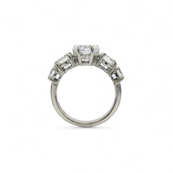 Anello riviera centro cuore argento 925