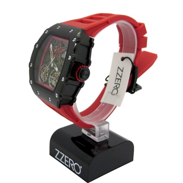 Orologio cassa nera tonneau automatico Zzero