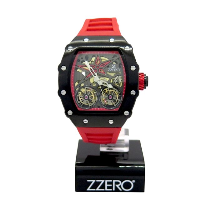 Orologio cassa nera tonneau automatico Zzero