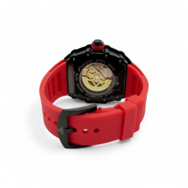 Orologio cassa nera tonneau automatico Zzero