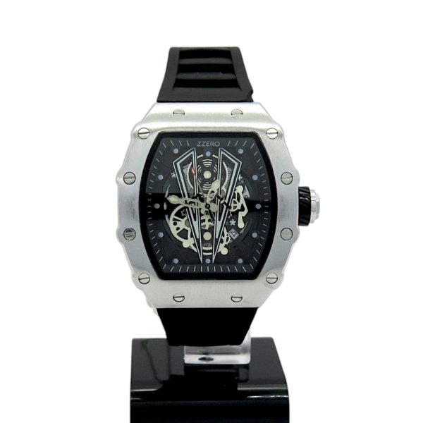 Orologio da polso Cassa tonneau in acciaio