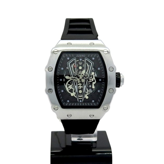 Orologio da polso Cassa tonneau in acciaio