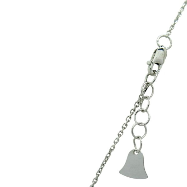 Collana stella in oro bianco 18 ct