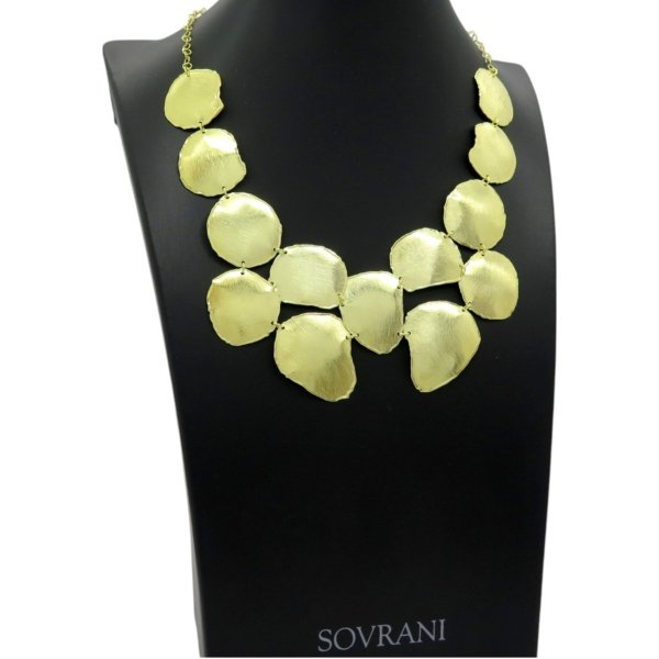 Collana vistosa Sovrani argento placcata oro giallo