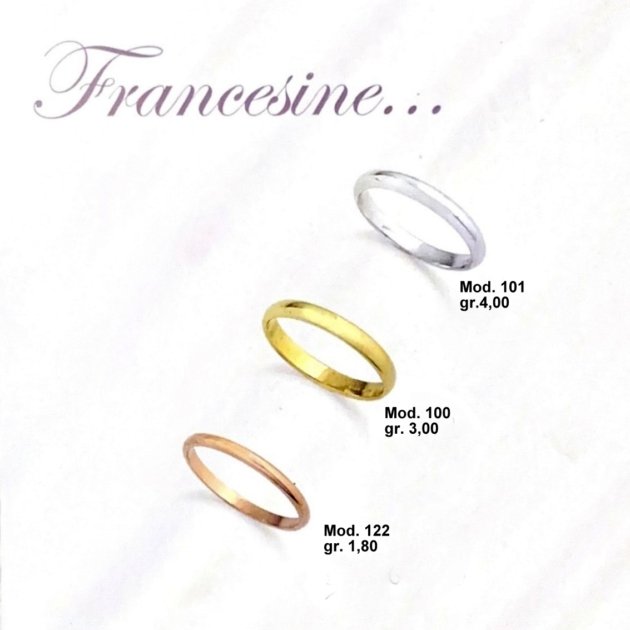 Fede francesina in oro