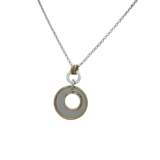 Ciondolo cerchi collana Fraboso Argento