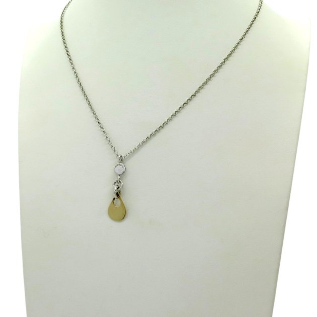 Collana ciondolino goccia Fraboso Argento