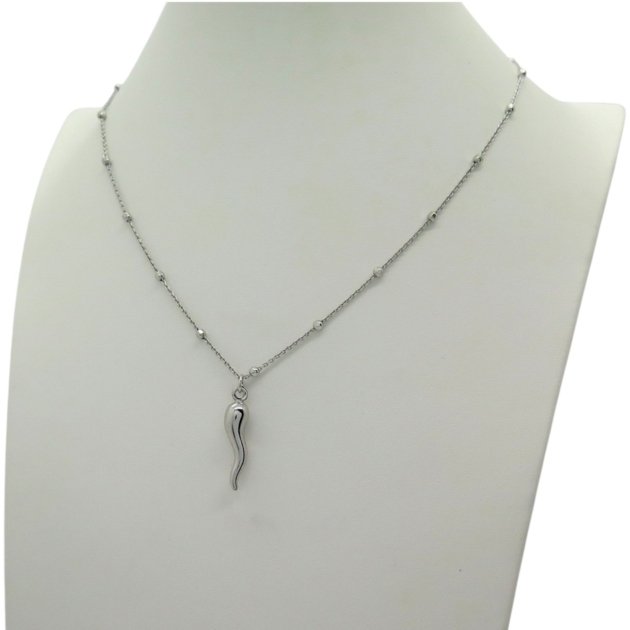 Collana ciondolo peperoncino in argento