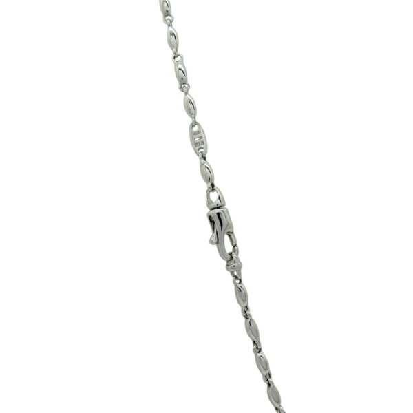 Collana uomo chicco di riso in argento 925