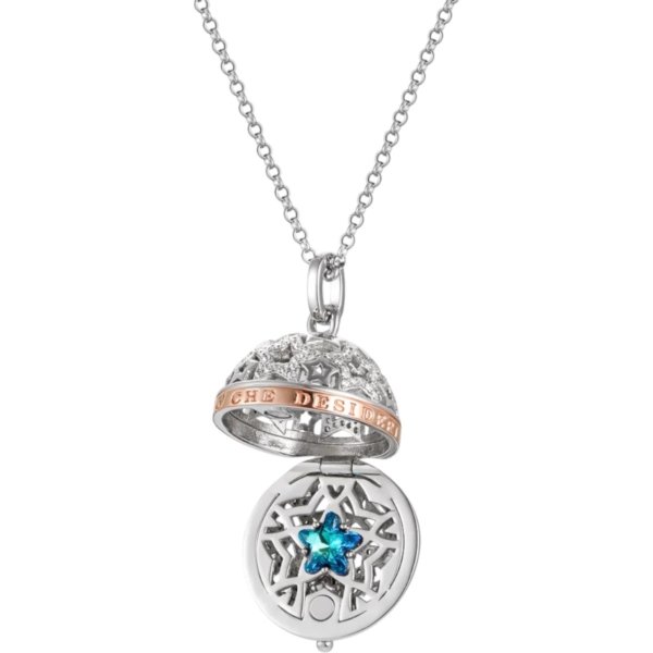 Collana chiama angeli apribile stella Blu e sonaglio Giannotti