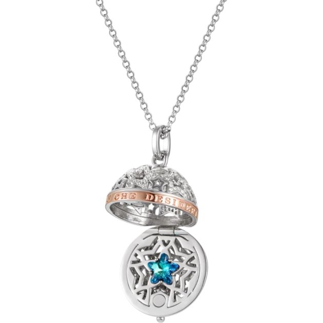 Collana chiama angeli apribile stella Blu e sonaglio Giannotti